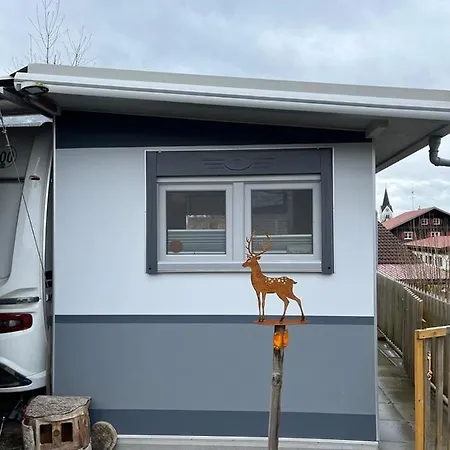 Leihwohnwagen Camping-Aach Oberstaufen Exterior foto